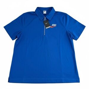 Nike Sportswear Overshirt Retro 1/2 Half Zip Marina Blue DM5283-407 Men’s XL